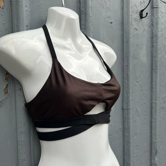 Koral bronze Sports  Bra, Small - Picture 4 of 9